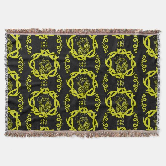Goth Dark Romantic Lovers Gift Decke (Vorderseite)