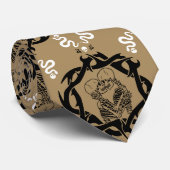 Goth Dark Romantic Lovers Gift Krawatte (Gerollt)