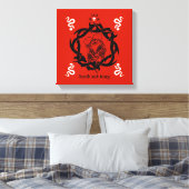 Goth Dark Romantic Lovers Gift Leinwanddruck (Insitu (Schlafzimmer))