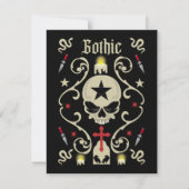 Goth Day 22 Mai Party Einladung (Vorderseite)