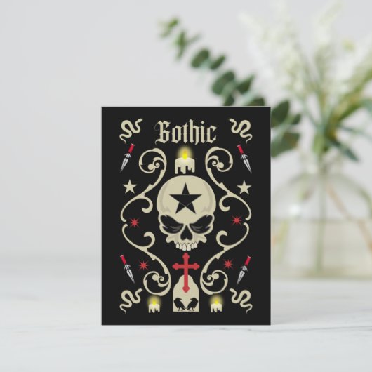 Goth Day 22 Mai Party Einladung (Stehend Vorderseite)