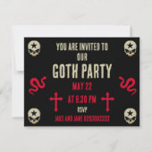 Goth Day 22 Mai Party Einladung (Rückseite)