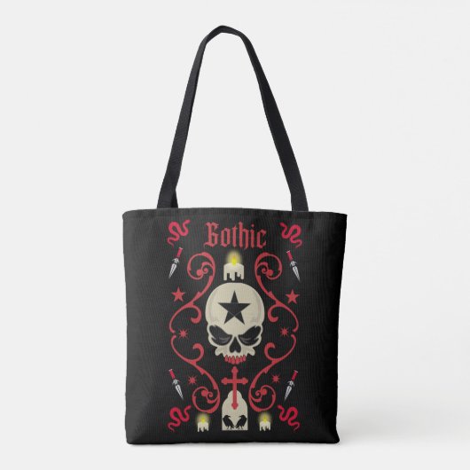 Goth Day Gothic Art Tasche (Rückseite)