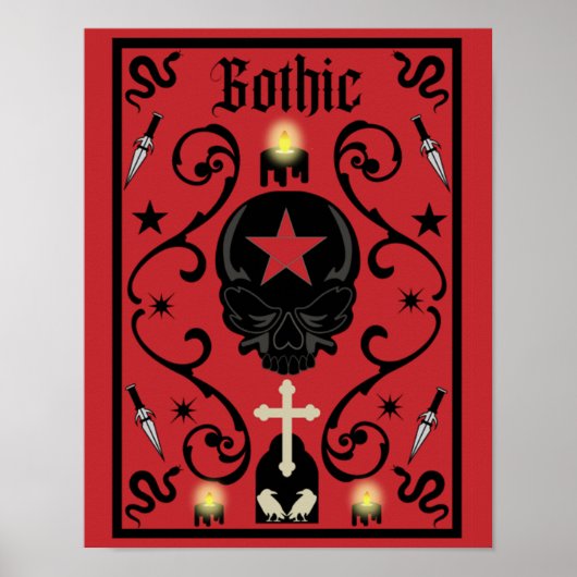 Goth Day May Gothic Subkultur Poster (Vorne)