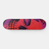 Goth Death Skelett Custom Skateboard (Horizontal)
