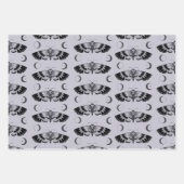 Goth Death's Head Falkmoth Geschenkpapier Set (Vorderseite 2)