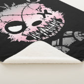 Goth Demigirl Pride Flag farbiger Bär Sherpadecke (3/4)