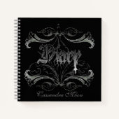 Goth Diary Personalisiert Notizblock (Vorderseite)