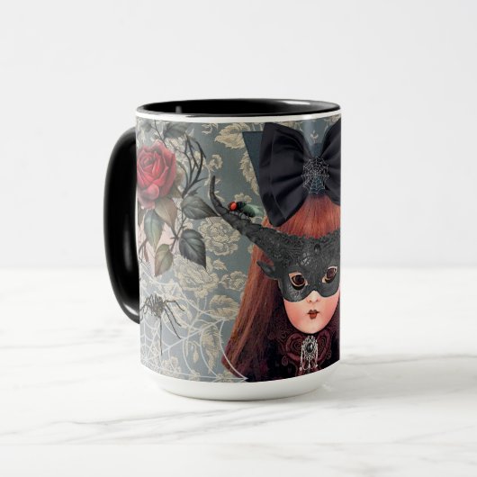 Goth Doll Personalisierte Mug Tasse (Vorderseite Links)