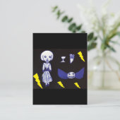 Goth Doll Postkarte (Stehend Vorderseite)