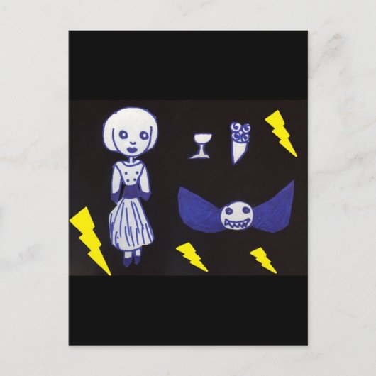 Goth Doll Postkarte (Vorderseite)