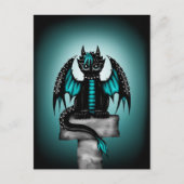 Goth Dragon Postkarte (Vorderseite)