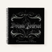 Goth Dream Journal Personalisiert Notizblock (Vorderseite)