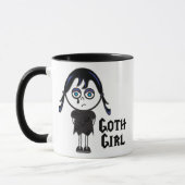 Goth Emo Girl, Goth Emo Girl Tasse (Links)