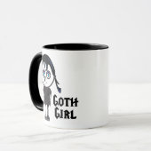 Goth Emo Girl, Goth Emo Girl Tasse (Vorderseite Links)