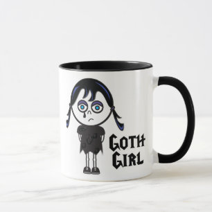 Goth Emo Mädchen, Goth Emo Mädchen Tasse