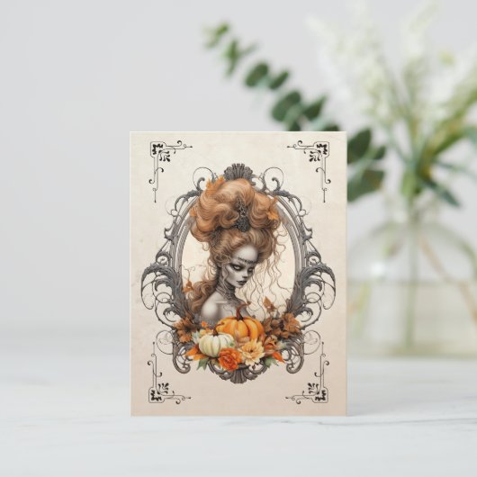 Goth Erntedank Postkarte (Stehend Vorderseite)