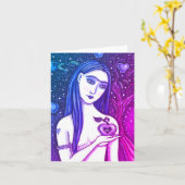 GOTH EVE, DUNKELSEITE VON EDEN, APPLE & SERPENT Bl Karte (Gelbe Blume)