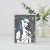 GOTH EVE, DUNKELSEITE VON EDEN, APPLE & SERPENT POSTKARTE (Stehend Vorderseite)
