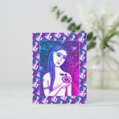 GOTH EVE, DUNKELSEITE VON EDEN, APPLE & SERPENT POSTKARTE (Stehend Vorderseite)