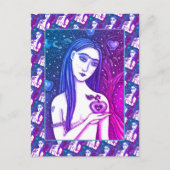 GOTH EVE, DUNKELSEITE VON EDEN, APPLE & SERPENT POSTKARTE (Vorderseite)
