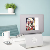 Goth Fairy Christmas verzaubern Aufkleber (Laptop auf Schreibtisch)