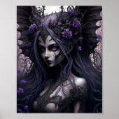 Goth Fairy Dark Fantasy Art Poster (Vorne)