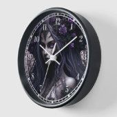 Goth Fairy Dark Fantasy Art Uhr (Winkel)