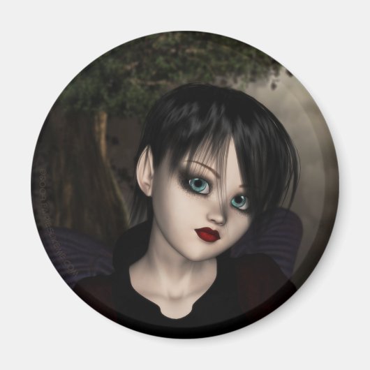Goth Fairy Magnet (Vorne)