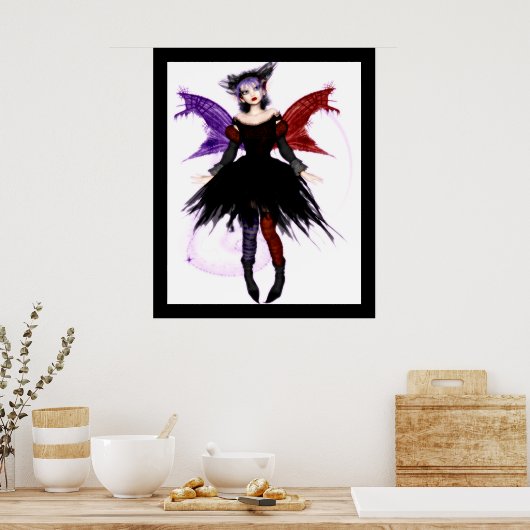 Goth Fairy Poster (Küche)