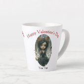 Goth Fairy Tasse mit Gold Heart Locket Cup (Rechte Ecke)