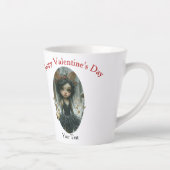 Goth Fairy Tasse mit Gold Heart Locket Cup (Rechts)