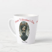 Goth Fairy Tasse mit Gold Heart Locket Cup (Linke Ecke)