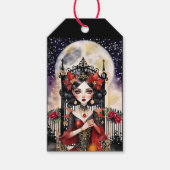 Goth Fairy Weihnachtsgeschenk-Tag Geschenkanhänger (Vorderseite)