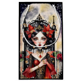 Goth Fairy Weihnachtsgeschenktasche Kleine Geschenktüte (Rückseite)