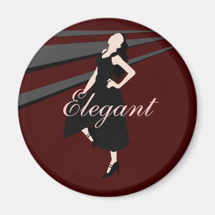 Goth Fashiongirl Magnet