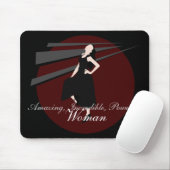 Goth Fashiongirl Mousepad (Mit Mouse)