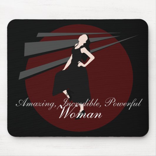 Goth Fashiongirl Mousepad (Vorne)