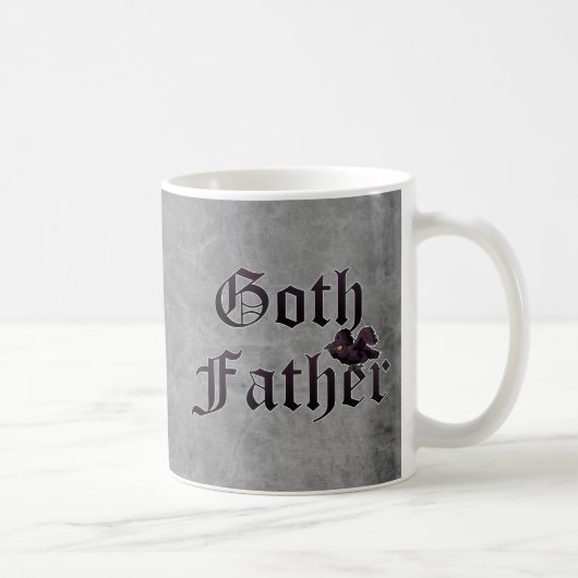 Goth Father mit Raven Kaffeetasse (Rechts)