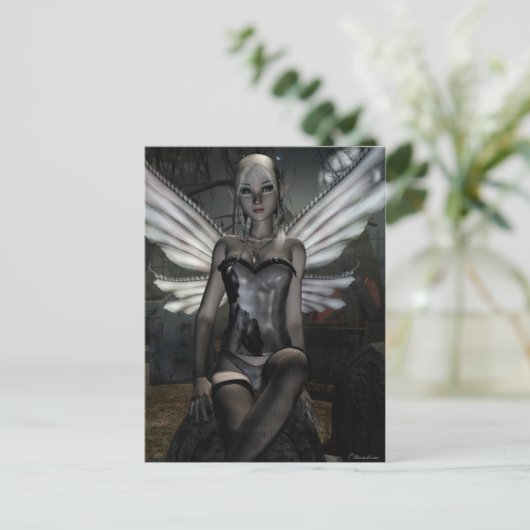 Goth Fee Serie TRINITY Fantasy Art Postkarte (Stehend Vorderseite)