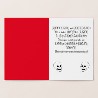 Goth Foil Card Folienkarte