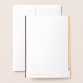 Goth Foil Card Folienkarte (Rückseite mit Umschlag)