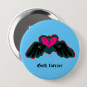 Goth Forever Button (Vorne & Hinten)