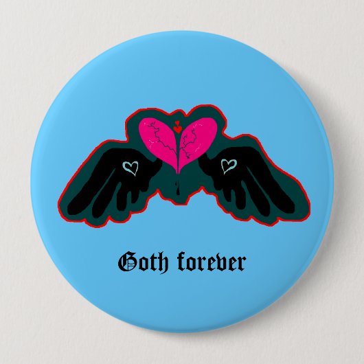 Goth Forever Button (Vorderseite)