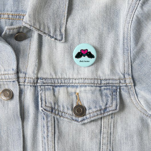 Goth Forever Mini Button (Beispiel)