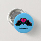 Goth Forever Mini Button (Vorne & Hinten)