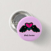 Goth Forever Mini Button (Vorne & Hinten)