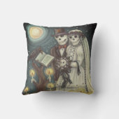 Goth Friedhof SKELETON WEDING DURCH PILLOW Kissen (Rückseite)