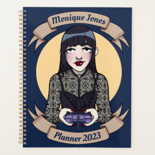 Goth Gamer Girl Planer