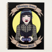 Goth Gamer Girl Planner Planer (Vorderseite)
